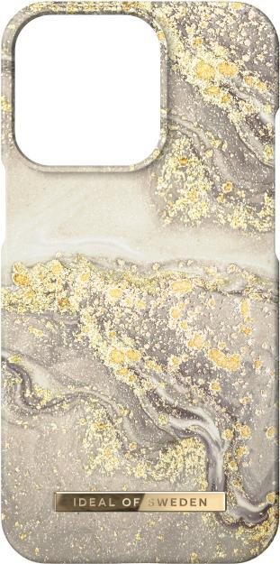 Fashion iDeal Of Sweden Sparkle Greige Marble iPhone 14 Pro tok