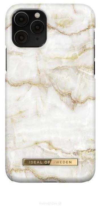 iDeal Of Sweden Fashion iPhone 11 Pro/XS/X golden pearl marble tok
