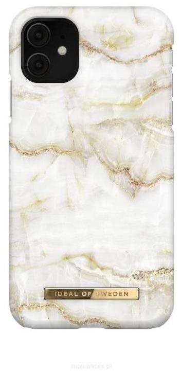 iDeal Of Sweden Fashion iPhone 11/XR golden pearl marble tok