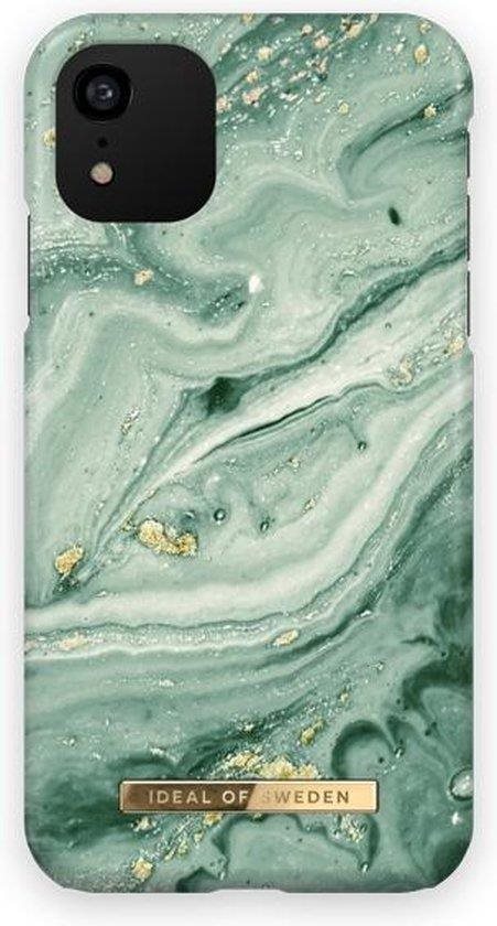 iDeal Of Sweden Fashion iPhone 11/XR mint swirl marble tok