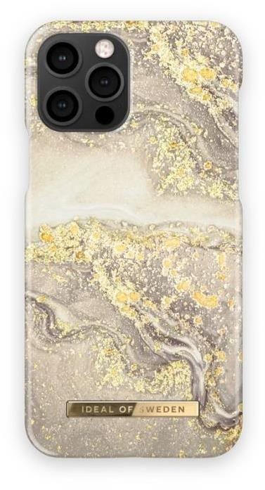 iDeal Of Sweden Fashion iPhone 12/12 Pro sparle greige marble tok