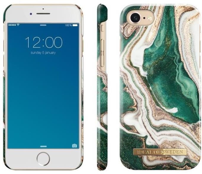 iDeal Of Sweden Fashion iPhone 8/7/6/6S/SE (2020/2022) golden jade marble tok