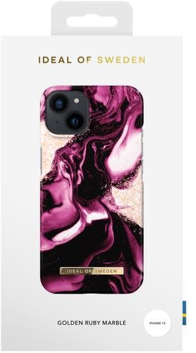 iDeal Of Sweden Fashion iPhone 13 Golden Ruby tok