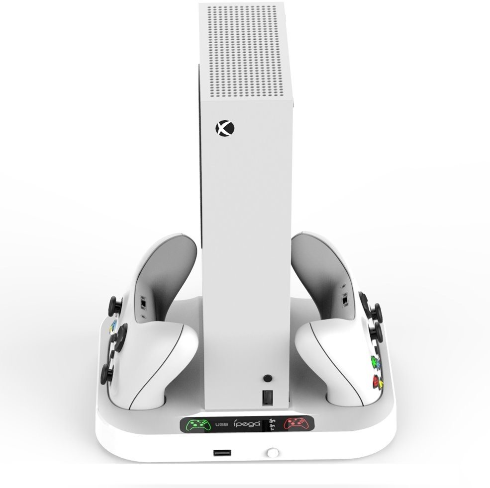 iPega XBS012 Többfunkciós töltőállvány hűtéssel Xbox konzolhoz + 2 db akkumulátor