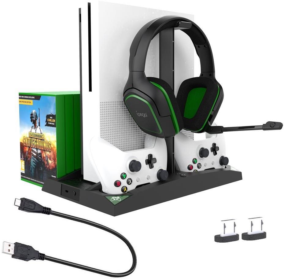 Játékkonzol állvány iPega XB007 Multifunkciós Xbox One töltőállvány hűtéssel