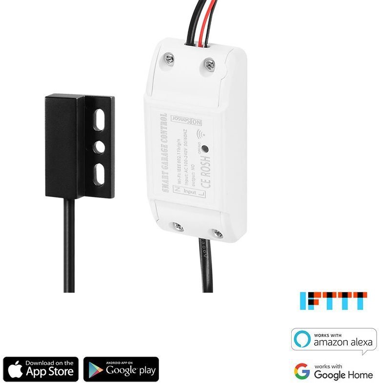 WiFi kapcsoló iQ-Tech SmartLife SB003, WiFi relé garázshoz és kapukhoz