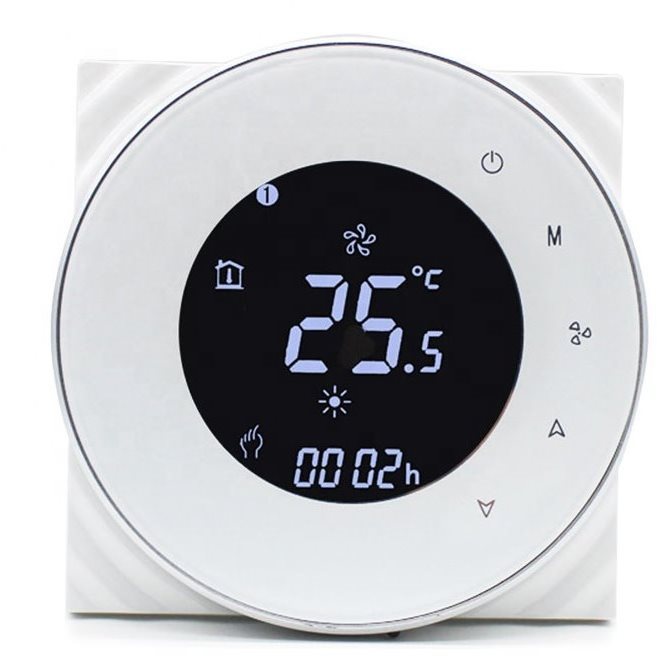 iQtech SmartLife GALW-W, WiFi potenciális kapcsolású termosztát kazánhoz, fehér