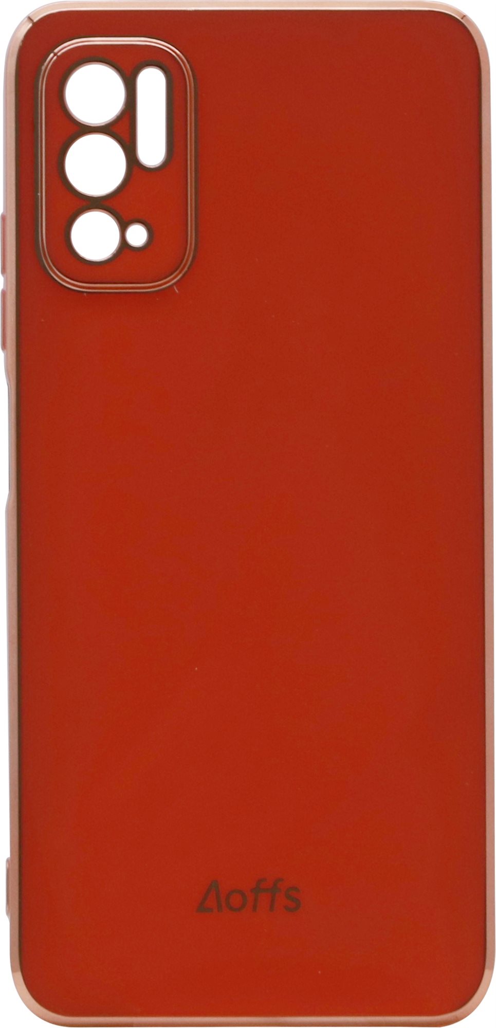iWill Luxury Electroplating Phone Case a Xiaomi Redmi Note 10 5G készülékhez Orange