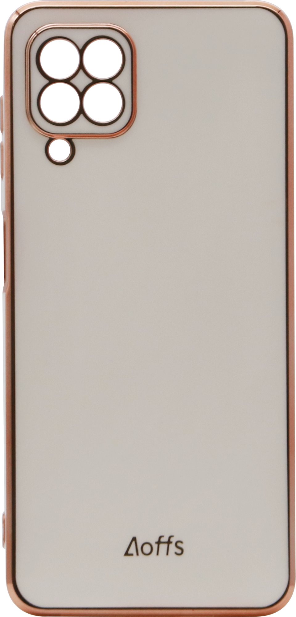 iWill Luxury Electroplating Phone Case a Galaxy A22 készülékhez White