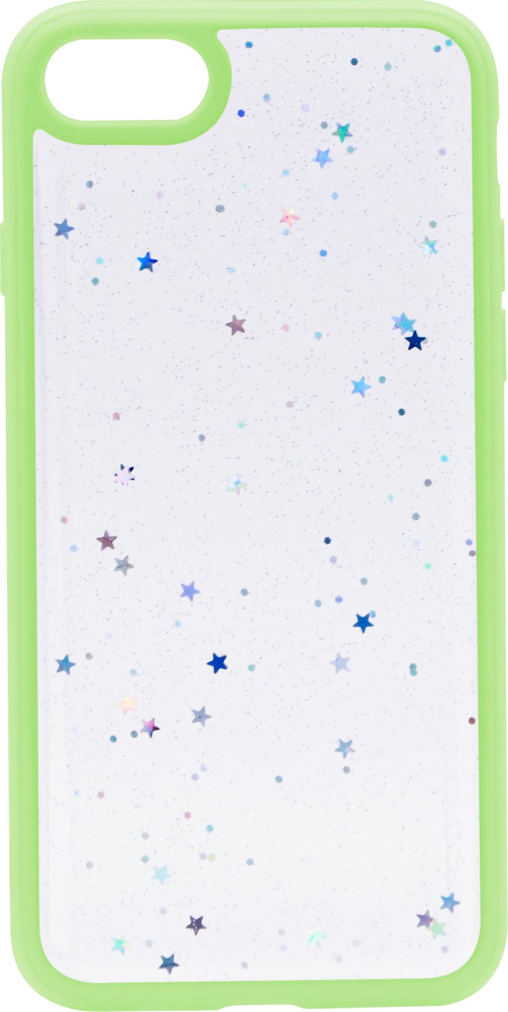 iWill Clear Glitter Star Phone Case az iPhone 7 készülékhez Green