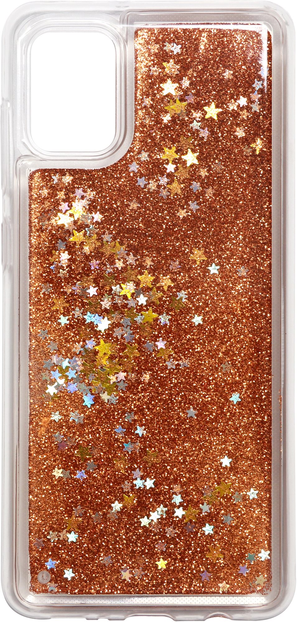iWill Glitter Liquid Star Samsung Galaxy A31 Rose Gold tok
