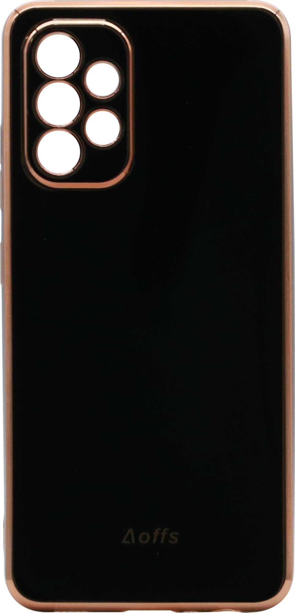 iWill Luxury Electroplating Phone Case a Galaxy A32 készülékhez Black
