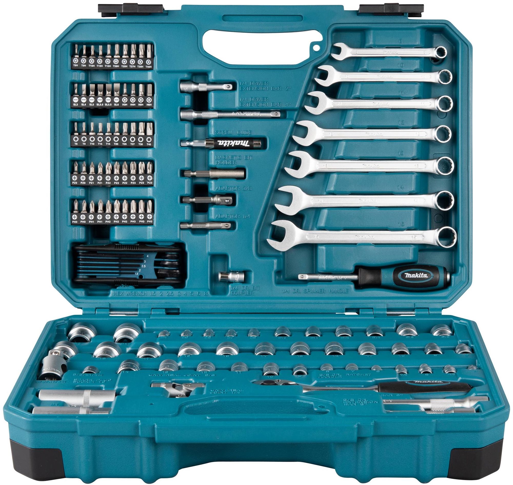 Makita E-06616 120 darabos szerszámkészlet