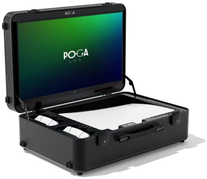 POGA Lux - PlayStation 5 utazótáska LED-es monitorral - fekete