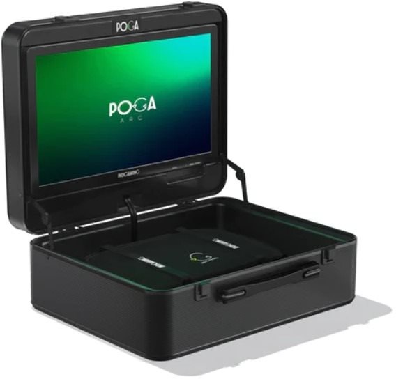 POGA Arc - LED monitoros utazótáska játékkonzolokhoz - fekete