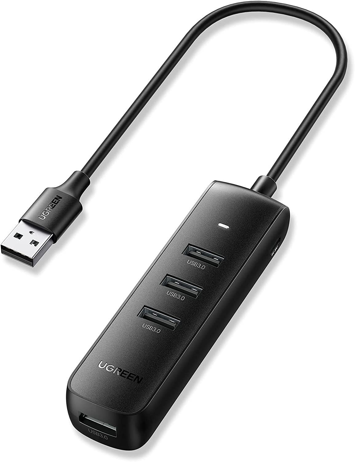 UGREEN USB 3.0 4-Port Hub 0.25m (Black)
