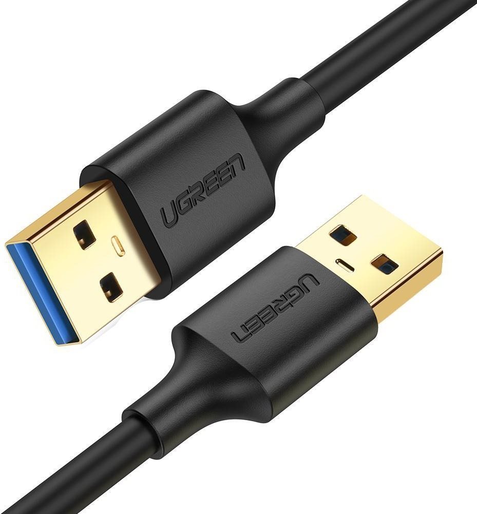 Ugreen USB 3.0 (M) to USB 3.0 (M) Cable Black 1m