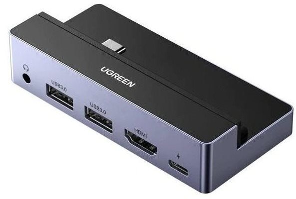 Ugreen USB-C to 2*USB3.0+ HDMI+3.5mm+PD Converter