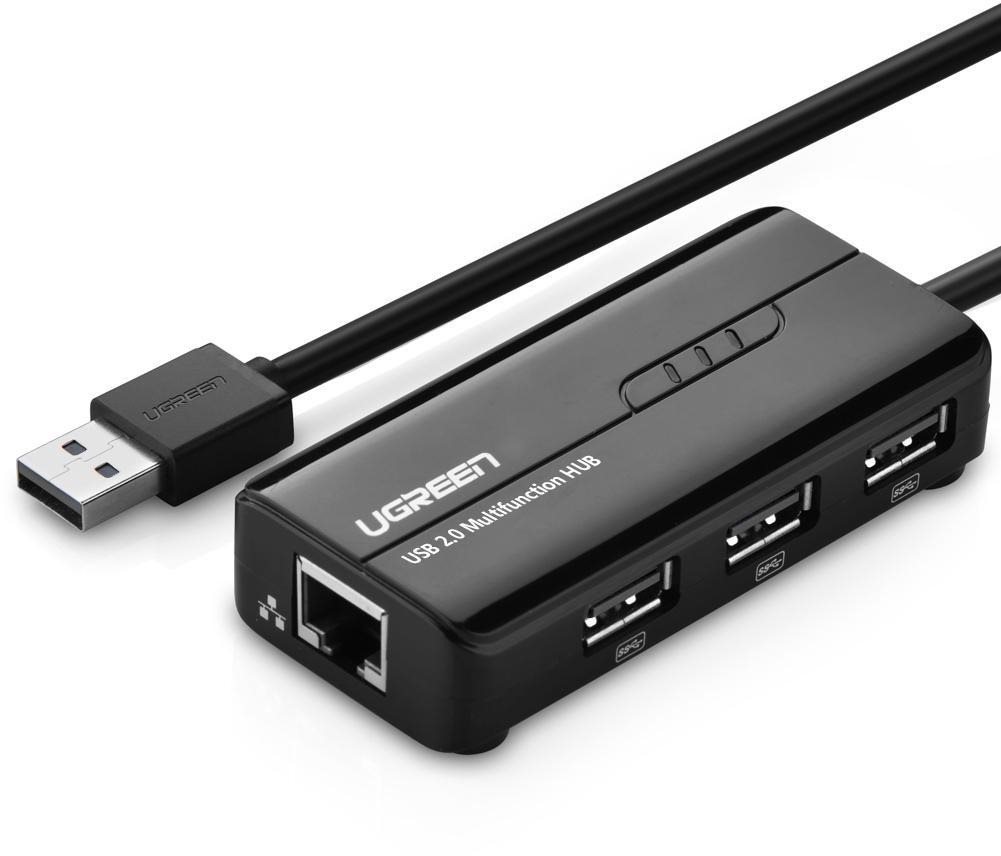 Ugreen USB-A Hub to Ethernet + 3 x USB-A 2.0