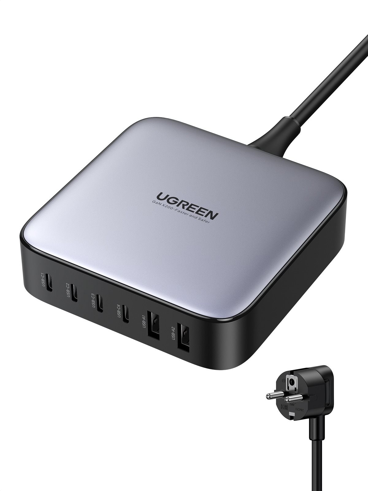 UGREEN GaN 200W Ultimate All-in-One Desktop Charger (6-Port)