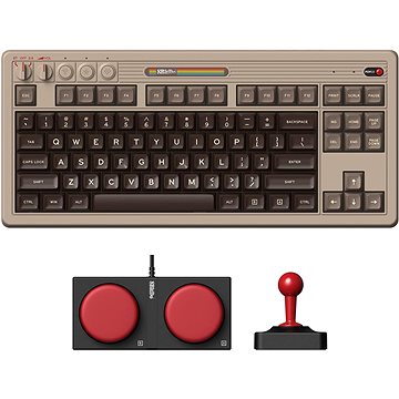 E-shop 8BitDo Retro Mechanical Keyboard (C64 Edition) + Dual Super Buttons