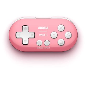 E-shop 8BitDo Zero 2 Wireless Controller - Pink Edition - Nintendo Switch