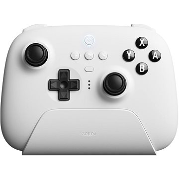 8BitDo Ultimate Wireless Controller with Charging Dock - White - Nintendo Switch
