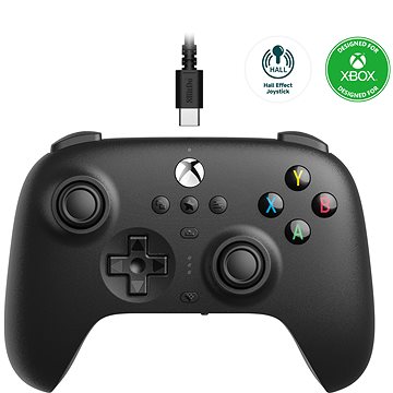 E-shop 8BitDo Ultimate Wired Controller (Hall Effect Joystick) - Black - Xbox