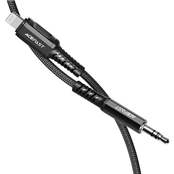 ACEFAST Lightning MFi to 3.5mm Jack Aluminum Alloy Audio Cable BLACK