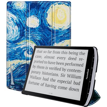 B-SAFE Stand 1326, pouzdro pro PocketBook InkPad X, Gogh