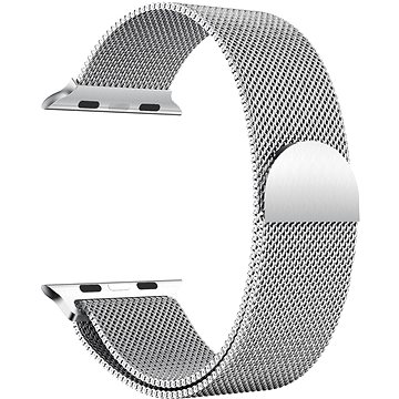 Eternico Elegance Milanese pro Apple Watch 42mm / 44mm / 45mm / Ultra 49mm stříbrný