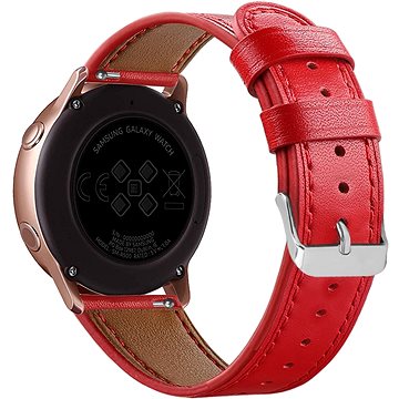 E-shop Eternico Leather Band universal Quick Release 20mm rot
