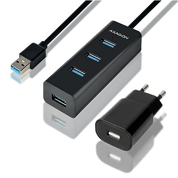E-shop AXAGON HUE-S2BP 4-Port USB 3.0 CHARGING Hub
