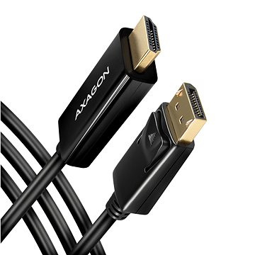 E-shop AXAGON RVD-HI14C2, DisplayPort -> HDMI 1.4 Kabel 1.8m, 4K/30Hz