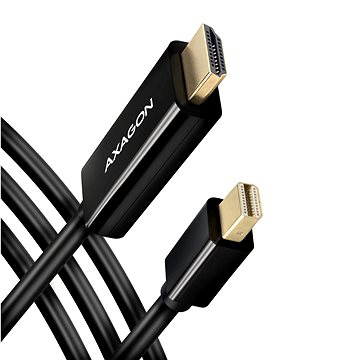 E-shop AXAGON RVDM-HI14C2, Mini DisplayPort -> HDMI 1.4 Kabel 1.8m, 4K/30Hz