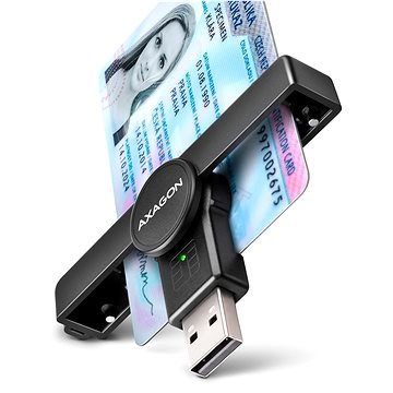 E-shop AXAGON CRE-SMPA Smart Card / ID Card PocketReader - USB-A