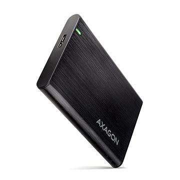E-shop AXAGON EE25-A6M, screwless RAW alu box 2.5" HDD/SSD, SuperSpeed USB 5 Gbps