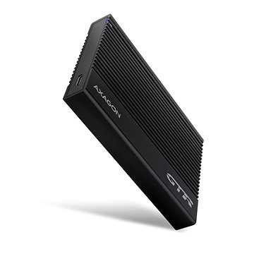 E-shop AXAGON EE25-GTR, RIBBED Box 2,5" HDD/SSD, USB-C 10 Gbps