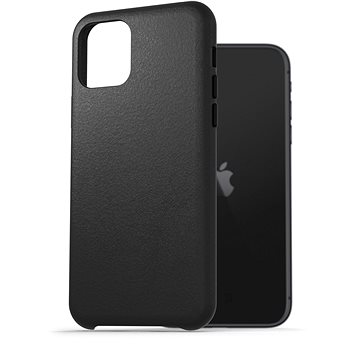 E-shop AlzaGuard Genuine Leather Case für iPhone 11 schwarz