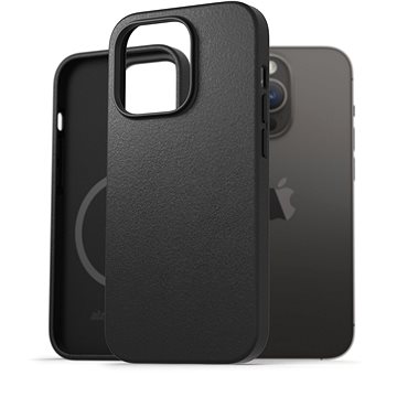 E-shop AlzaGuard Genuine Leather Case with Magsafe für das iPhone 14 Pro schwarz