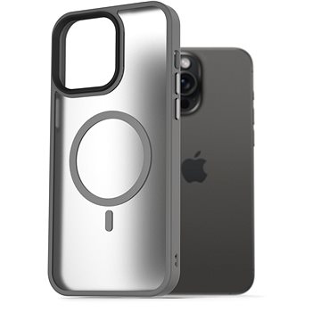 E-shop AlzaGuard Matte Case Compatible with Magsafe für das iPhone 15 Pro Max grau