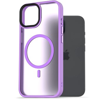 E-shop AlzaGuard Matte Case Compatible with MagSafe für iPhone 15 hellviolett