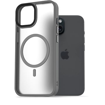 E-shop AlzaGuard Matte Case Compatible with Magsafe für das iPhone 15 grau