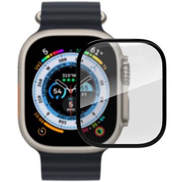 E-shop AlzaGuard 2.5D FullCover Glasschutzfolie für Apple Watch Ultra