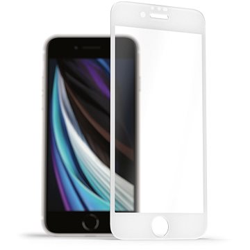 E-shop AlzaGuard 2.5D FullCover Glass Protector für iPhone 7 / 8 / SE 2020 / SE 2022 - weiß