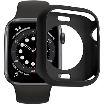 AlzaGuard Matte TPU HalfCase pro Apple Watch 44mm černé