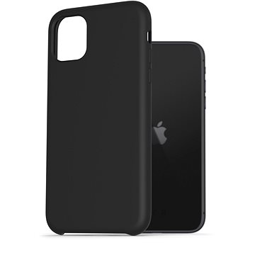 AlzaGuard Premium Liquid Silicone Case pro iPhone 11 černé
