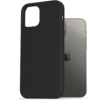 AlzaGuard Premium Liquid Silicone Case pro iPhone 12 / 12 Pro černé