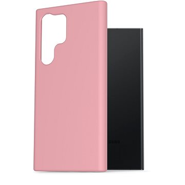E-shop AlzaGuard Premium Liquid Silicone Case für Samsung Galaxy S23 Ultra 5G rosa