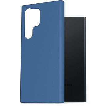 E-shop AlzaGuard Premium Liquid Silicone Case für Samsung Galaxy S23 Ultra 5G blau